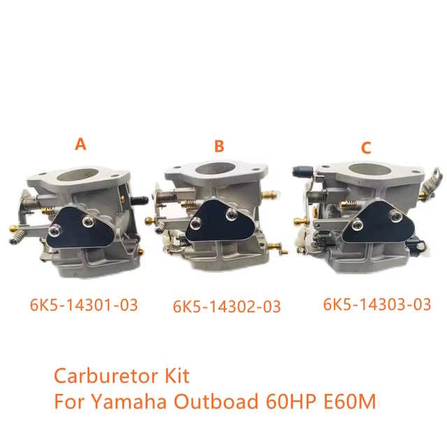 Карбюратор 6K5-14302-03 Yamaha 60 (2)