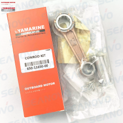 Шатунный комплект YAMAHA 9.9-15 в сборе (палец, подшипники, шайбы) 650-11651-04-00