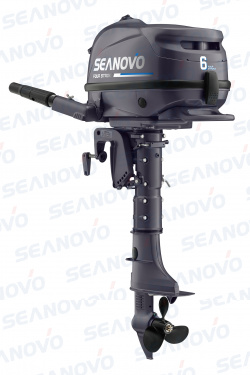 Лодочный мотор SEANOVO SNF6HS IB Электростарт литионная батарея в корпусе мотора