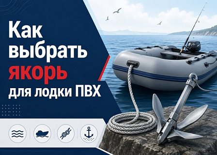 Как выбрать якорь для лодки ПВХ: практическое руководство для рыбалки