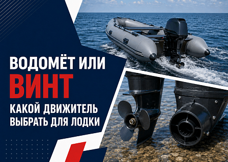 Водомёт или винт: какой движитель выбрать для лодки